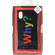 J18S-SQ08 [iPhone XS専用 SQUBE GLITTER CASE WHY]