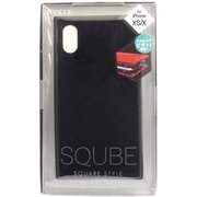 J18S-SQ10BK [iPhone XS専用 SQUBE PREMIUM CASE ブラック]