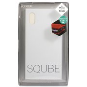 J18S-SQ10WH [iPhone XS用 マグネット式アルミニウムバンパーWH]