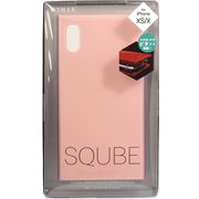 J18S-SQ10PK [iPhone XS専用 SQUBE PREMIUM CASE ピンク]