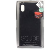 J18L-SQ01BK マグネット式アルミニウムバンパーBK [iPhone XS Max専用 SQUBE PREMIUM CASE ブラック]