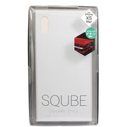 J18L-SQ01WH マグネット式アルミニウムバンパーWH [iPhone XS Max専用 SQUBE PREMIUM CASE ホワイト]
