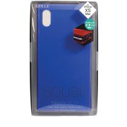 J18L-SQ01BL マグネット式アルミニウムバンパーBL [iPhone XS Max専用 SQUBE PREMIUM CASE ブルー]