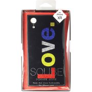 J18M-SQ01 [iPhone XR専用 SQUBE GLITTER CASE LOVE]