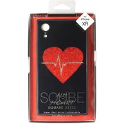 J18M-SQ02 [iPhone XR専用 SQUBE GLITTER CASE ハート]