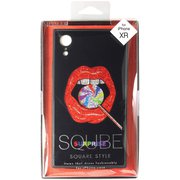 J18M-SQ03 [iPhone XR専用 SQUBE GLITTER CASE リップ]