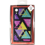 J18M-SQ08 [iPhone XR専用 SQUBE GLITTER CASE 三角]