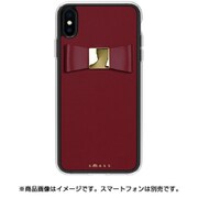 REIP9P_SGBD Burgundy Rebon本革ケース [iPhone XS Max用]