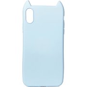 IP1865-HANA-BLU BL ネコミミケース [iPhone XS Max用]