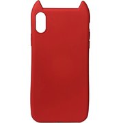 IP1865-HANA-RED RD ネコミミケース [iPhone XS Max用]