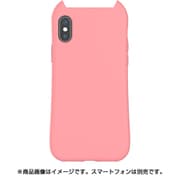 IP1858-HANA-PIN [iPhone XS用 ネコミミケース PK]