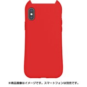 IP1858-HANA-RED [iPhone XS用 ネコミミケース RD]