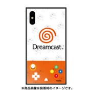 ドリームキャスト コントローラー柄 ガラスハイブリッドケース [iPhone XS用]