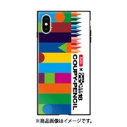 サクラクレパス デザインA ガラスハイブリッドケース [iPhone XS用]