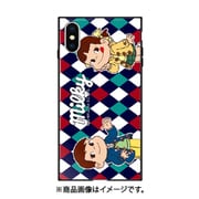 ghp7050-bk-a-ipxs [iPhone XS ガラスハイブリッドケース 不二家 A ウィンターダイヤ]