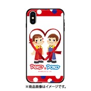 ghp7050-bk-d-ipxr [iPhone XR ガラスハイブリッドケ-ス 不二家 D ペコandポコ]