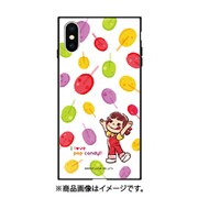 ghp7050-bk-f-ipxs [iPhone XS ガラスハイブリッドケ-ス 不二家 F ポップキャンディ]