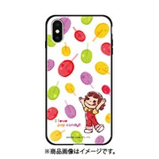ghp7050-bk-f-ipxr [iPhone XR ガラスハイブリッドケ-ス 不二家 F ポップキャンディ]
