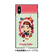 ghp7050-bk-h-ipxs [iPhone XS ガラスハイブリッドケ-ス 不二家 H スイーツペコ]