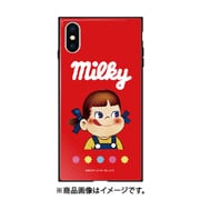ghp7050-bk-k-ipxs [iPhone XS ガラスハイブリッドケ-ス 不二家 K ミルキーパッケージ]