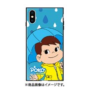 ghp7050-bk-m-ipxs [iPhone XS ガラスハイブリッドケ-ス 不二家 M レイニーポコ]