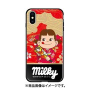 ghp7050-bk-n-ipxr [iPhone XR ガラスハイブリッドケ-ス 不二家 N ペコ和柄 レッド]
