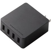 スマートフォン用AC充電器 4A出力 4ポート ブラック MPA-AC4U001XBK