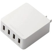 スマートフォン用AC充電器 4A出力 4ポート ホワイト MPA-AC4U001XWH
