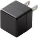 スマートフォン用AC充電器 CUBE 1A出力 USB1ポート ブラック MPA-ACUAN007XBK