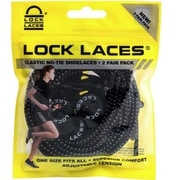 L-015 [結ばない靴ひもLOCK LACES Black 2-Pack]