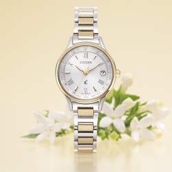 ヨドバシ.com - シチズン時計 CITIZEN WATCH クロスシー xC EC1166-58A [エコ・ドライブ電波時計 H246  Titania Line Happy Flight Bloomデザイン エターナルプラチナ/ゴールド] 通販【全品無料配達】