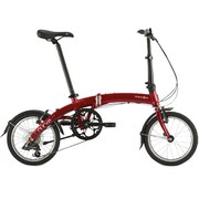 折りたたみ自転車 Curve D7 16インチ ルビーレッド
