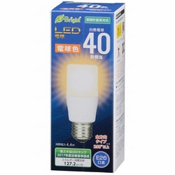 LED電球 全方向タイプ 40形相当 E26 T形 電球色 LDT4L-G AG20