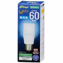 LED電球 全方向タイプ 60形相当 E26 T形 昼光色 LDT7D-G AG20