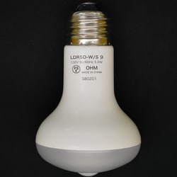 ヨドバシ.com - オーム電機 OHM LDR5D-W/S 9 [LED電球 人感センサー付