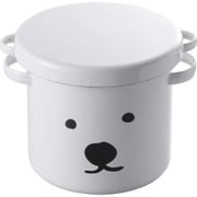 シロクマ 琺瑯 ラウンドストッカー 18cm