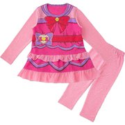 キャラクター衣料 48619 変身リアルプリントパジャマ HUGっと!プリキュア A 100cm