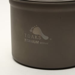 トークス チタン アルコールストーブクックセット 900ML TOAKS トークス チタン アルコールストーブクックセット 900mlポット