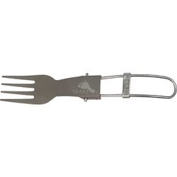 折りたたみチタンフォーク TOAKS SLV-09 [アウトドア 調理器具 クッキングツール カトラリー 食器]