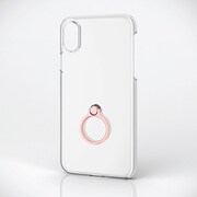 PM-A18BPVRPN [iPhone XS用 シェルカバー リング付 ピンク]