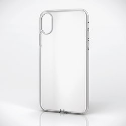 PM-A18BUCTCR [iPhone XS用 ソフトケース 極み クリア]