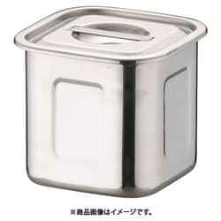 AHS3801 [HACCP18-8深型角キッチンポット 8cm]