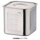 AHS3808 [HACCP18-8深型角キッチンポット 18cm]