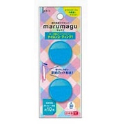 強力両面マグネット マルマグ φ30 ライトブルー 073372