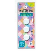 強力両面マグネット マルマグ φ18 ホワイト 073373