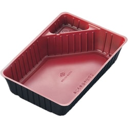 アジロ弁当 中仕切り 50入り 2 赤黒 XAZ5102