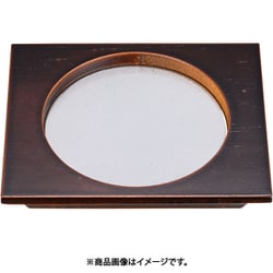 ペレットケース用木台 ステン丸板付き 大 PPLI101