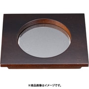 ペレットケース用木台 ステン丸板付き 小 PPLI102