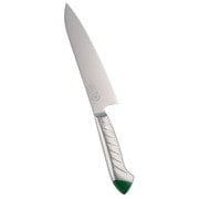 龍治 ステンカラー 牛刀 18cm グリーン ALY8804