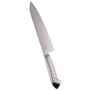 龍治 ステンカラー 牛刀 21cm ブラック ALY8814